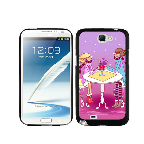 Valentine Lovers Samsung Galaxy Note 2 Cases DLX | Women - Click Image to Close